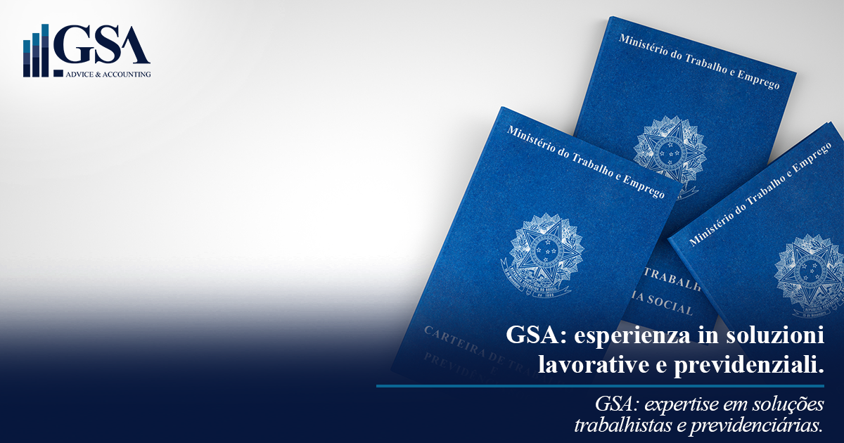 GSA: expertise em soluções trabalhistas e previdenciárias.